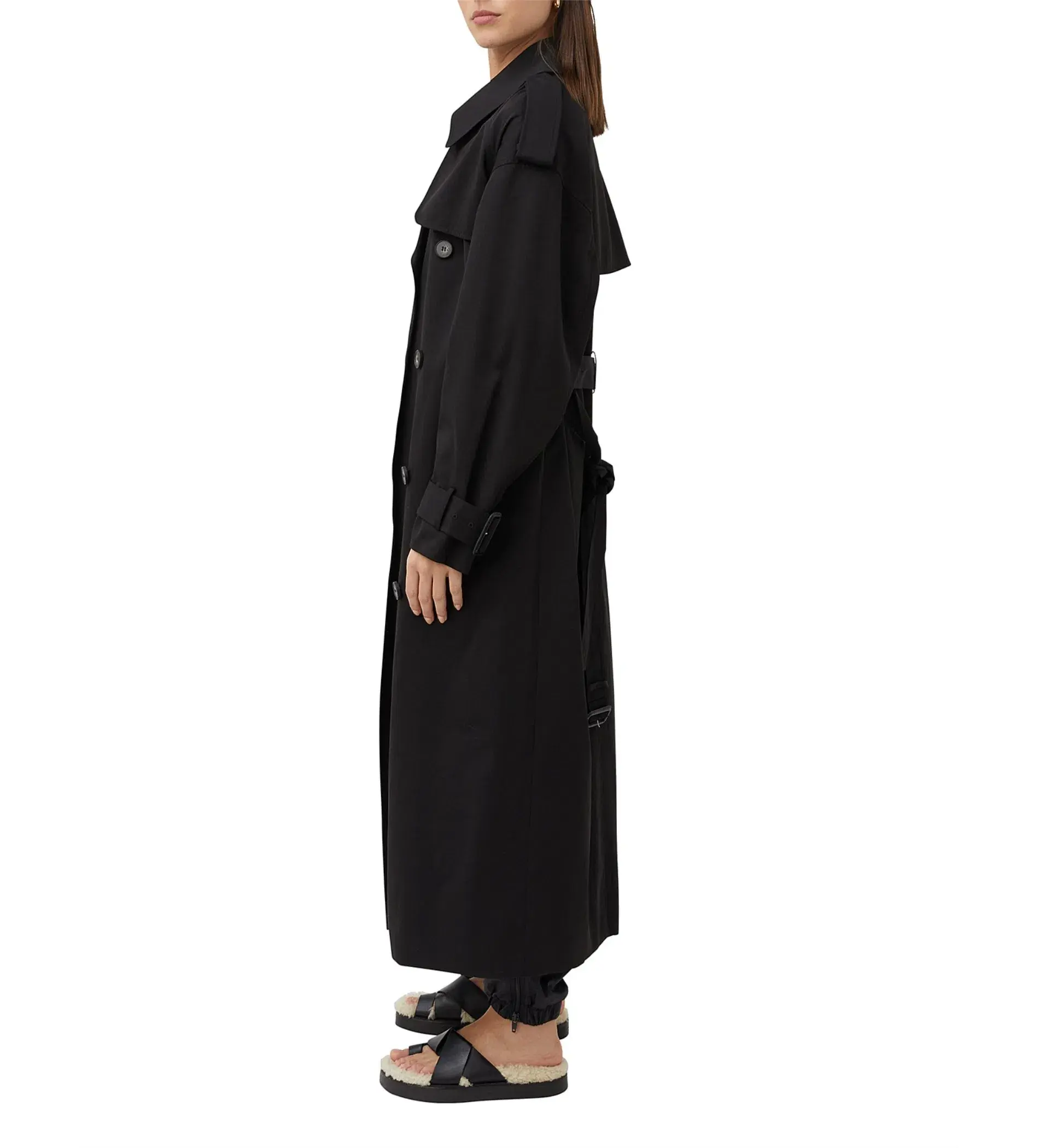 Camilla and Marc Evans Trench Coat Black Size XS-S / AU 6-8 - Image 2