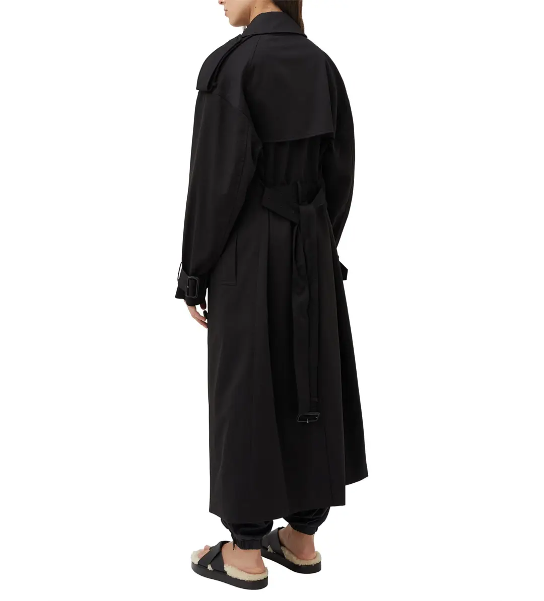 Camilla and Marc Evans Trench Coat Black Size XS-S / AU 6-8 for rent on The Volte - main image