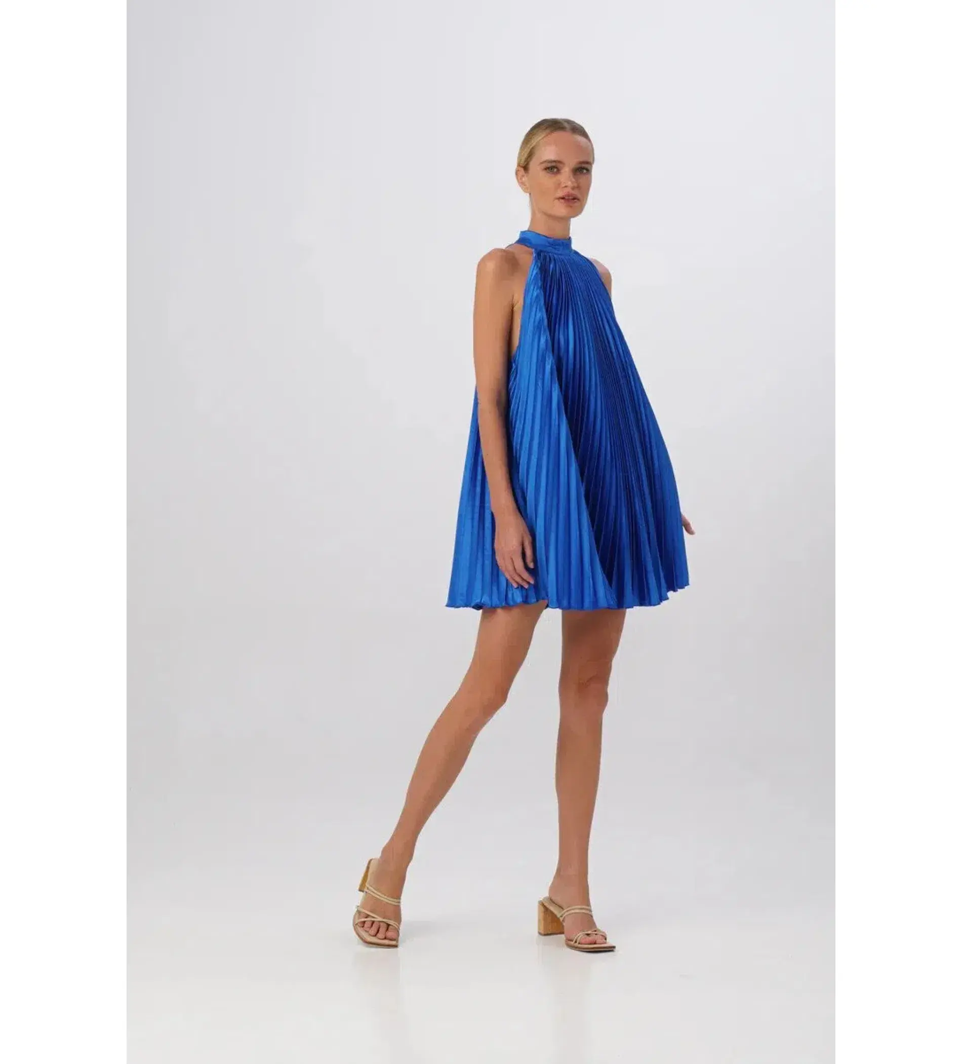 L'Idee Amour Mini Dress Moroccan Blue Size XS/AU 6 - Image 2