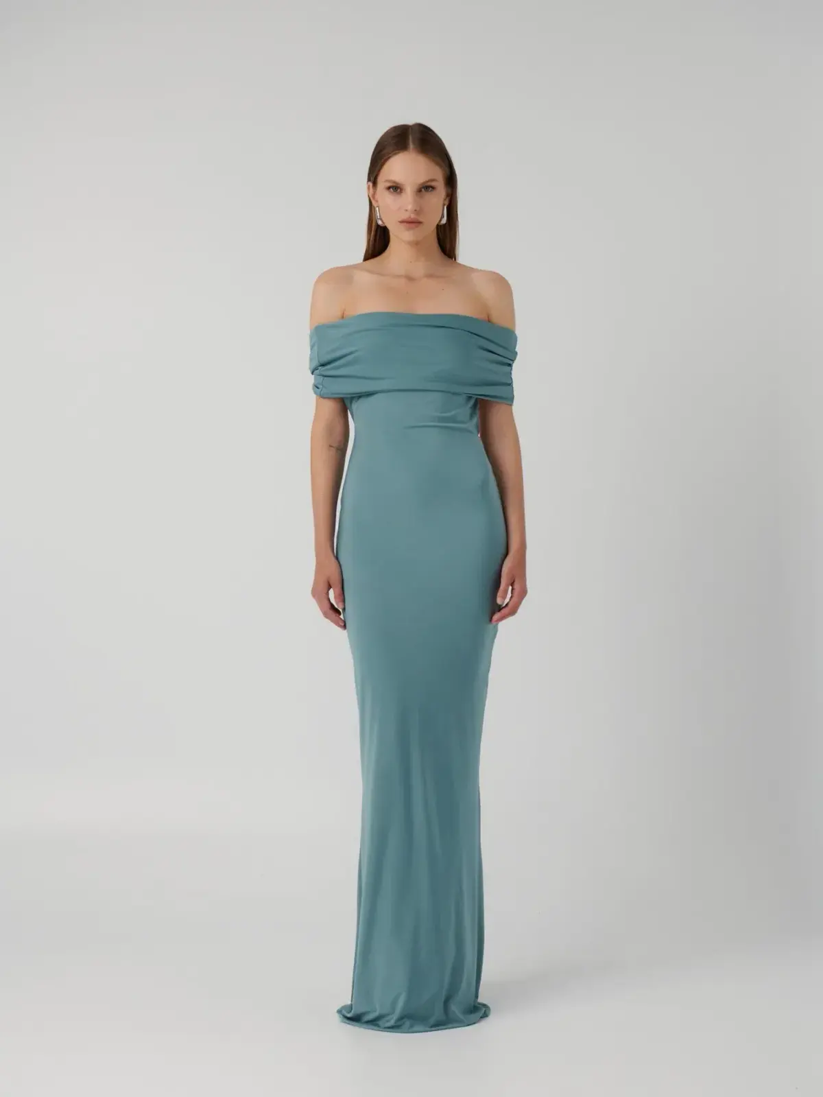 Effie Kats Viela Gown Eucalyptus Size 6/XS - Image 1