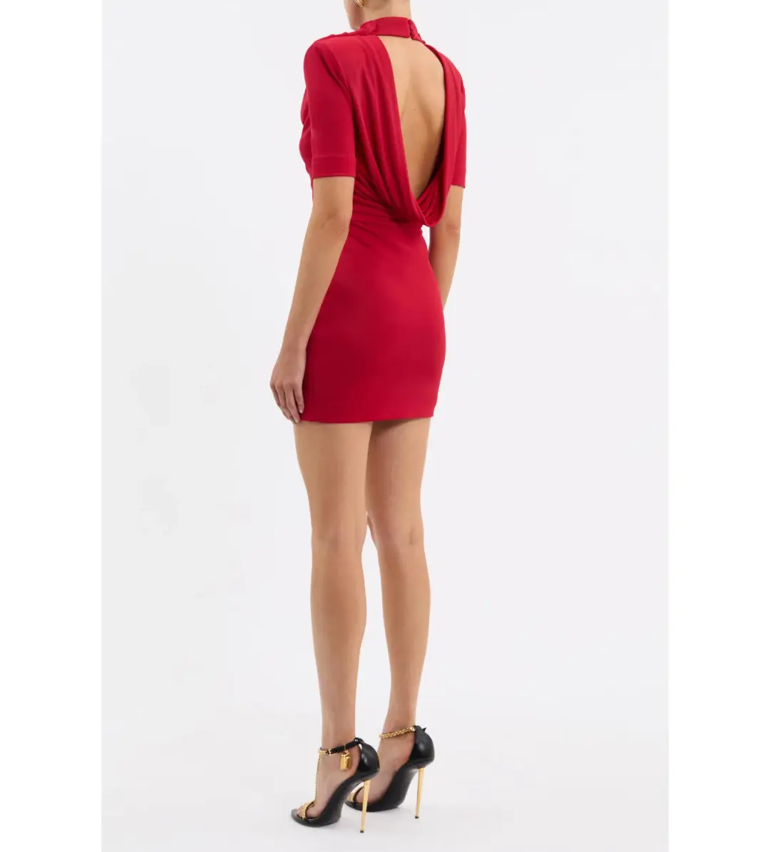 Rebecca Vallance Carmine Mini Dress Red Size 10 for rent on The Volte - main image