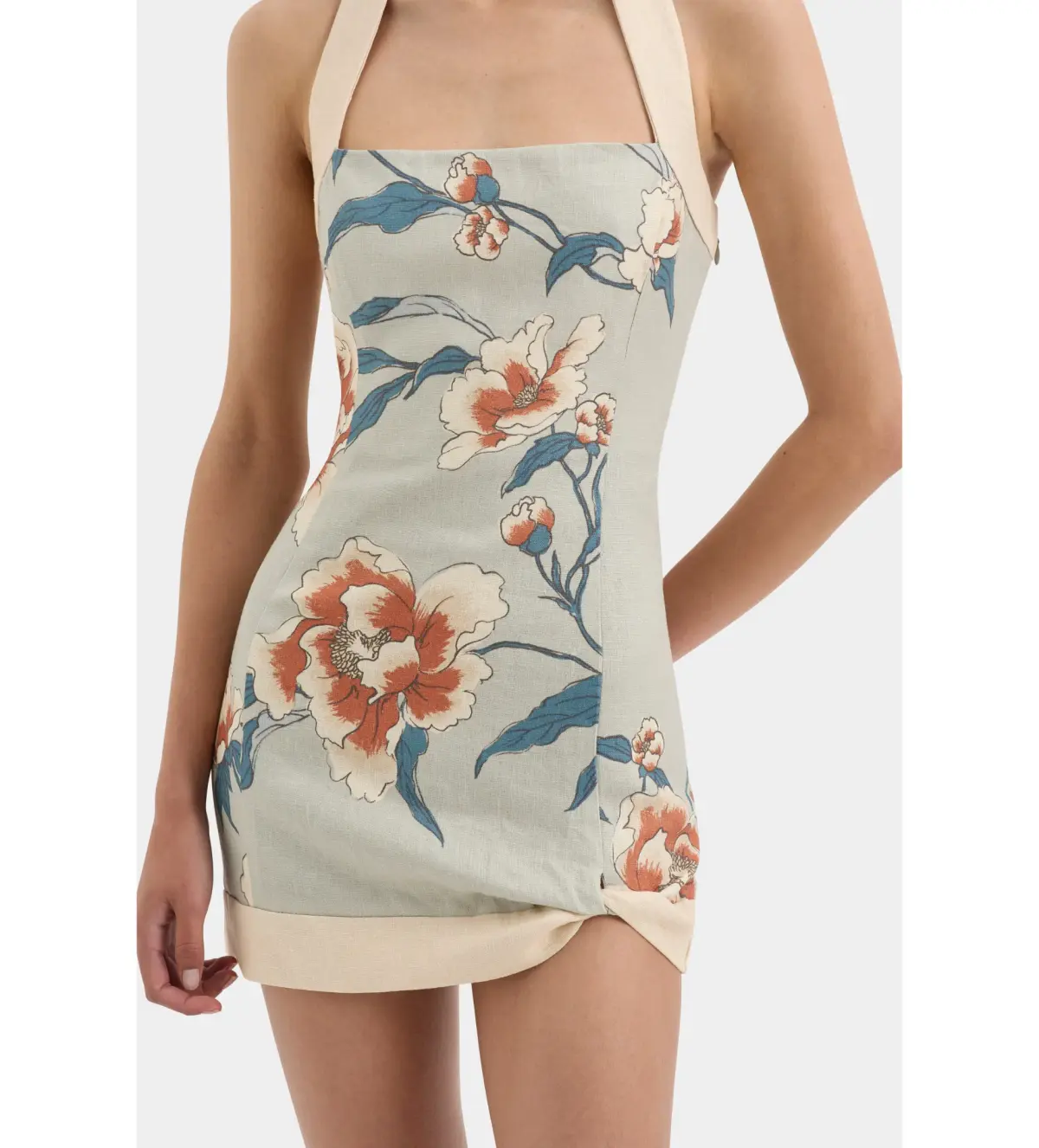 Sir The Label Roisin Mini Dress Bloom Floral Size 10/M - Image 4