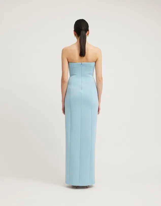 Tojha Fleur Maxi Dress in Powder Blue Size AU 10 - Image 3