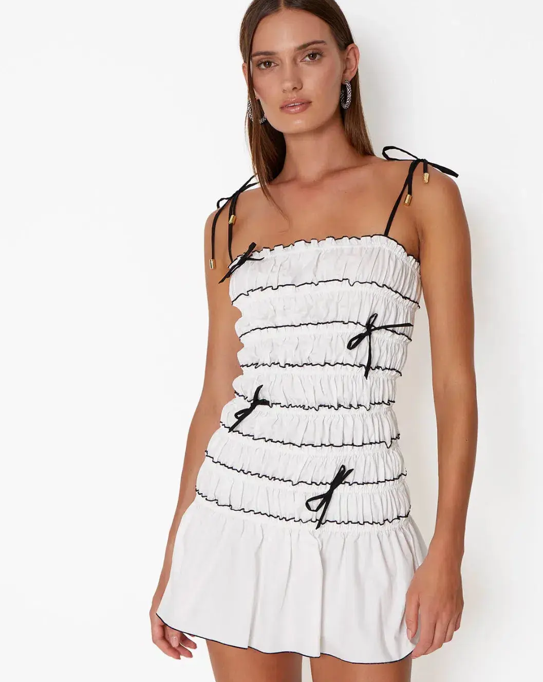 Cin Cin Swim Femme Mini Dress Pearl Size S/AU 8 - Image 1