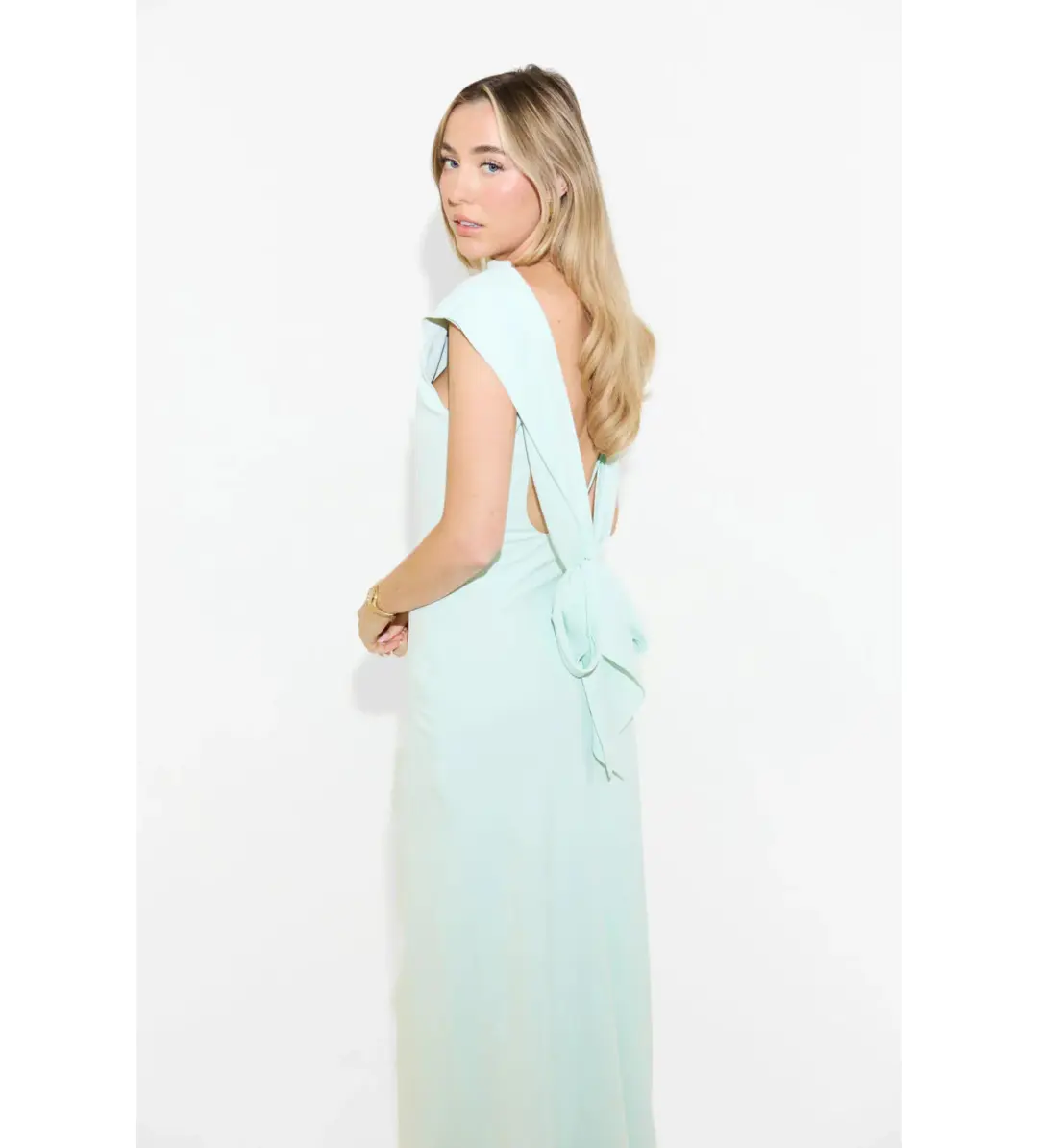 Odd Muse The Ultimate Muse Drape Maxi Dress Mint Size XS / AU 6 for rent on The Volte - main image