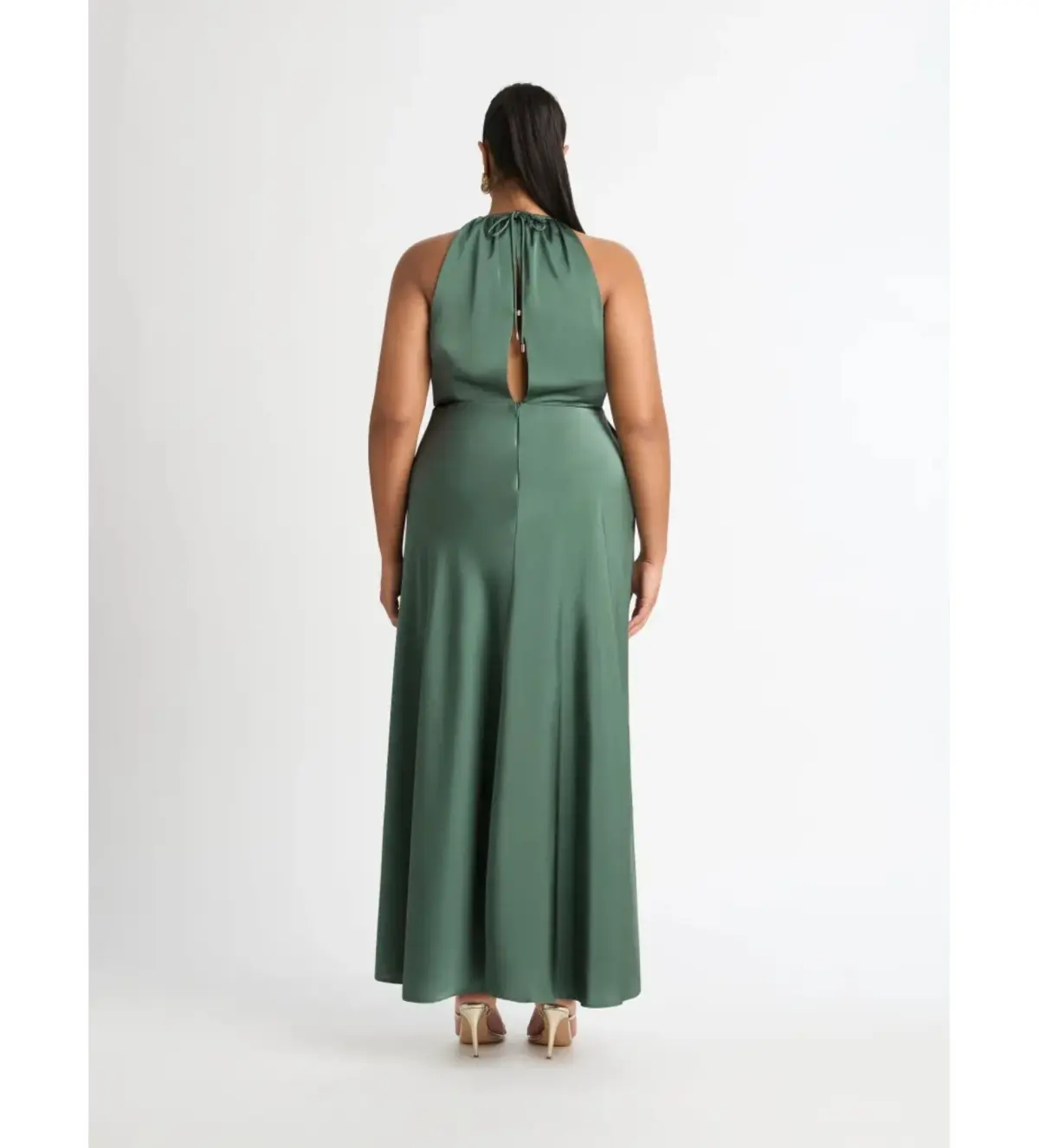 Sheike Paloma Maxi Dress Green Size AU 14 - Image 4