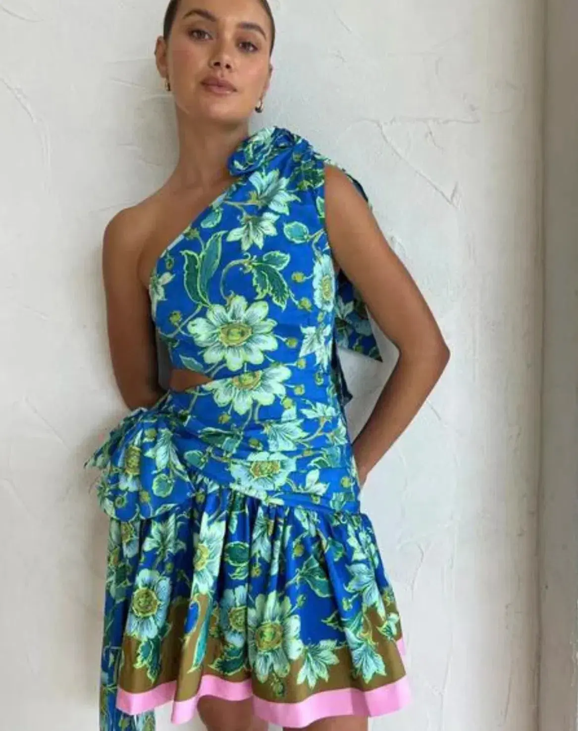 Alemais Winnie One Shoulder Mini Dress Size 14  - Image 7