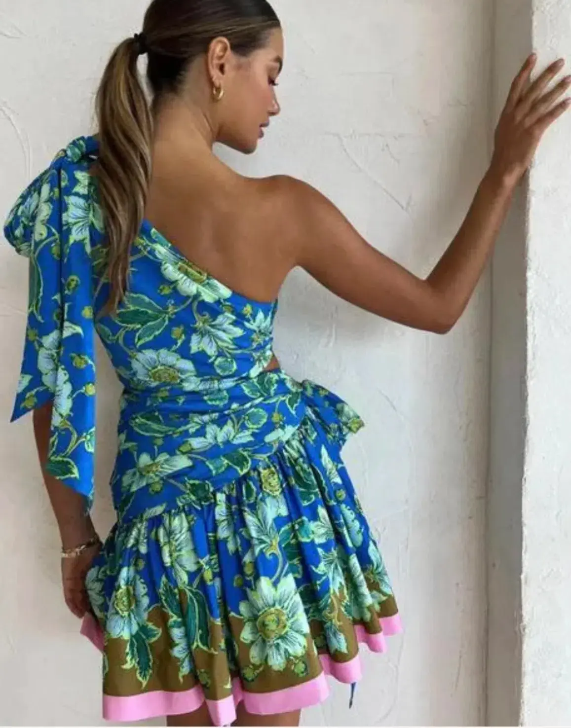 Alemais Winnie One Shoulder Mini Dress Size 14  - Image 6