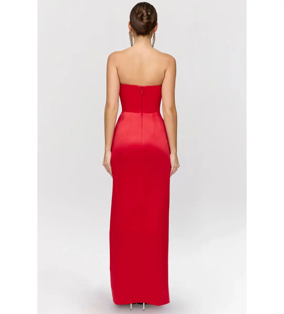 House of CB Adrienne Maxi Dress Red Size M/AU 10 for rent on The Volte - main image