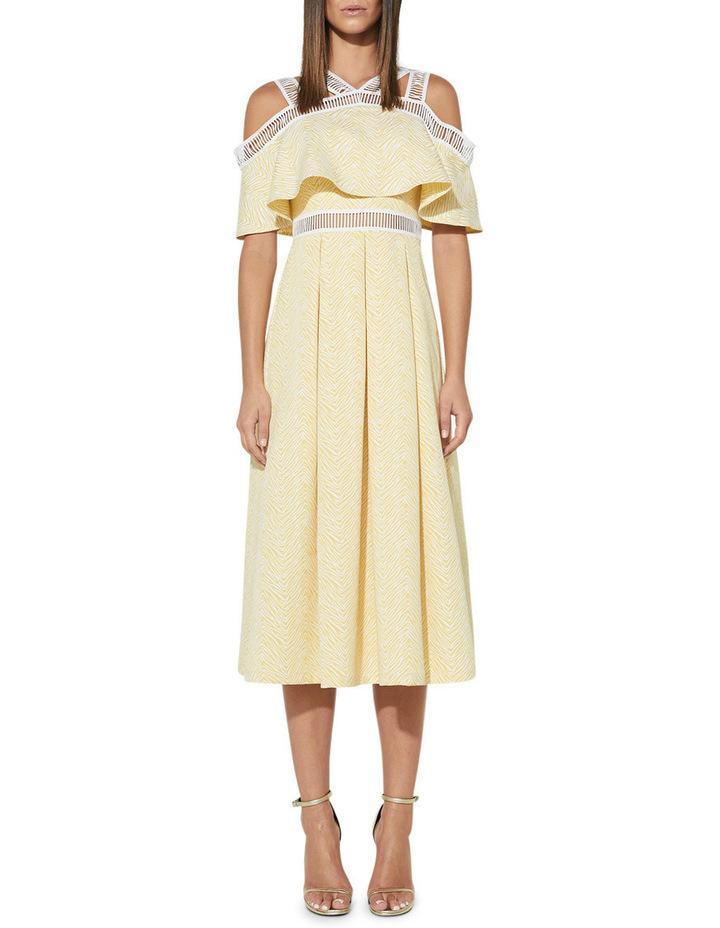 Mossman Along The Lines Dress Yellow Size 6 - Image 1