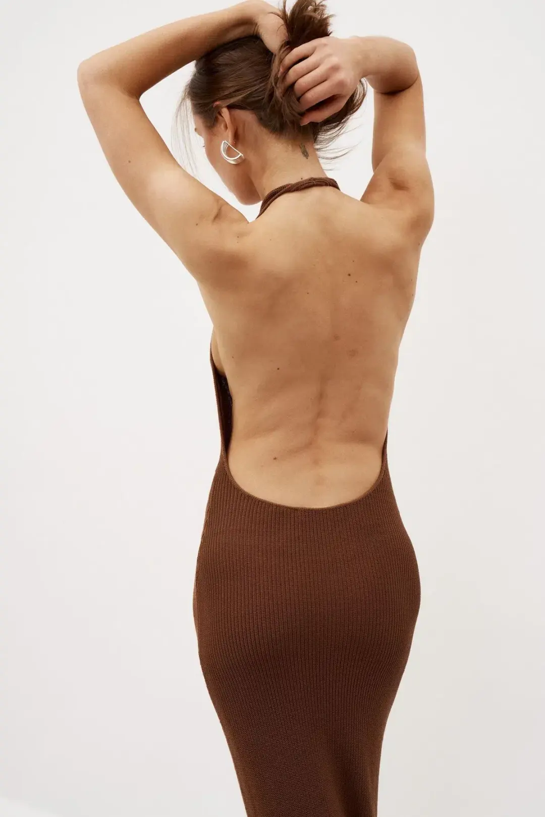 Aya Muse Kala Dress Espresso Size M/AU 10 for rent on The Volte - main image