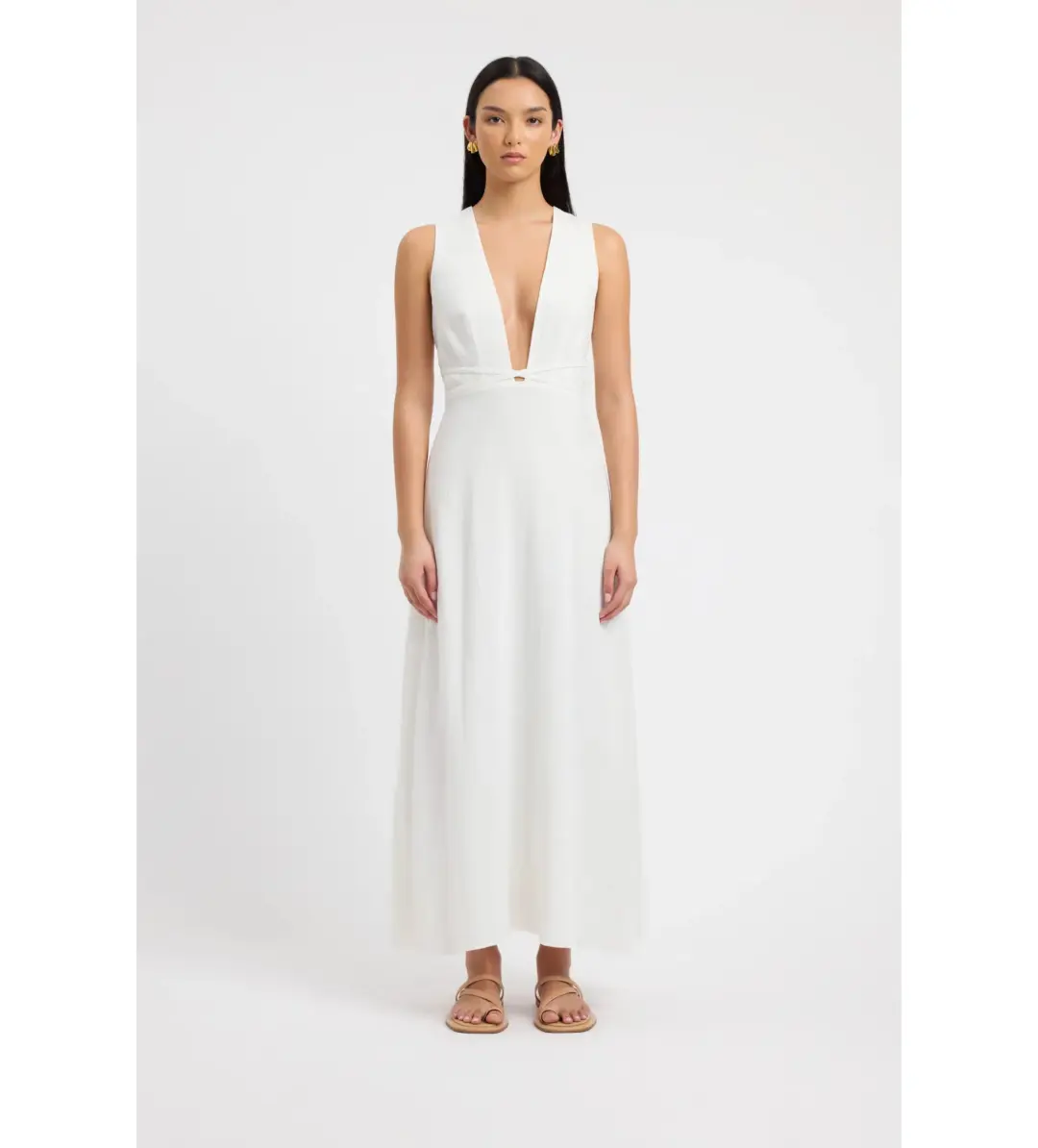 Kookai Hayman Deep Vee Dress AU 6 for rent on The Volte - main image
