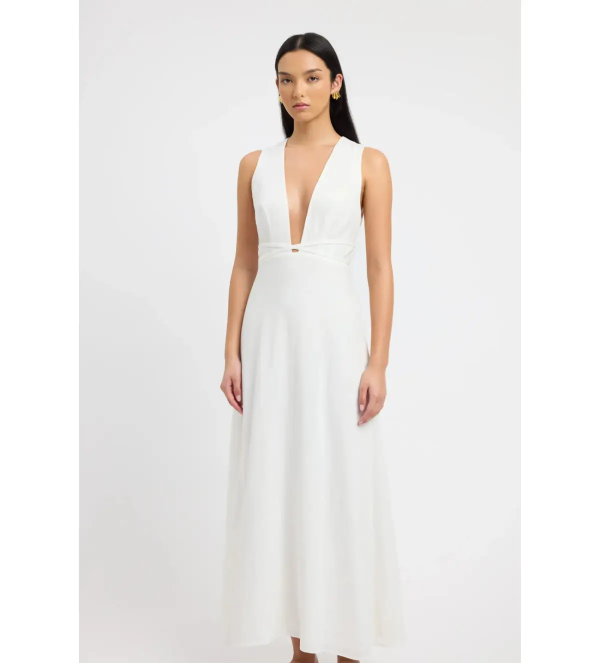 Kookai Hayman Deep Vee Dress AU 6 - Image 2