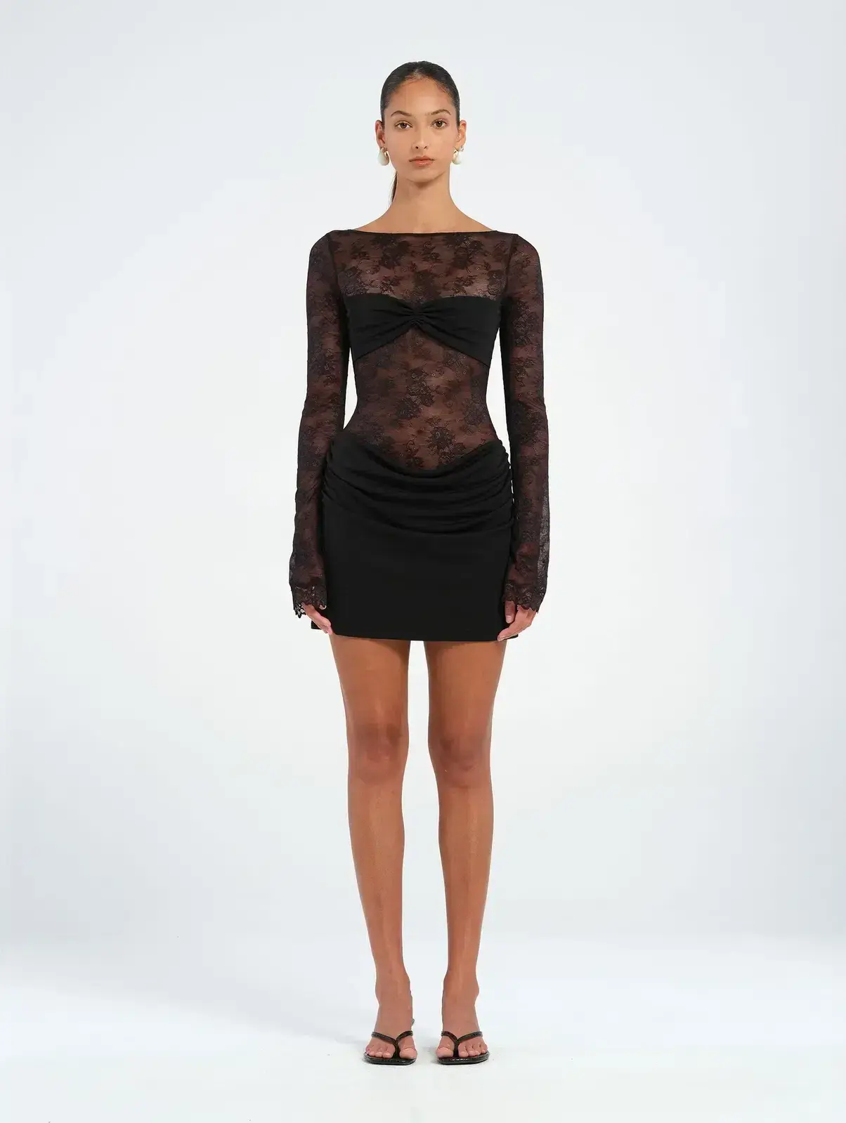 Benni Oskar Mini Dress Black Size 6 - Image 1