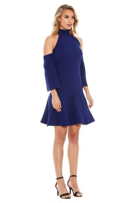 Yeojin Bae Blue Crepe Dress Size 6 - Image 1