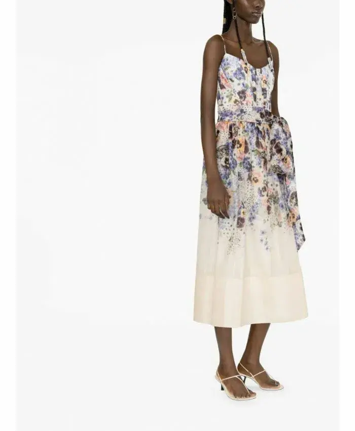 Zimmermann Tama Corset Midi Dress - Image 1