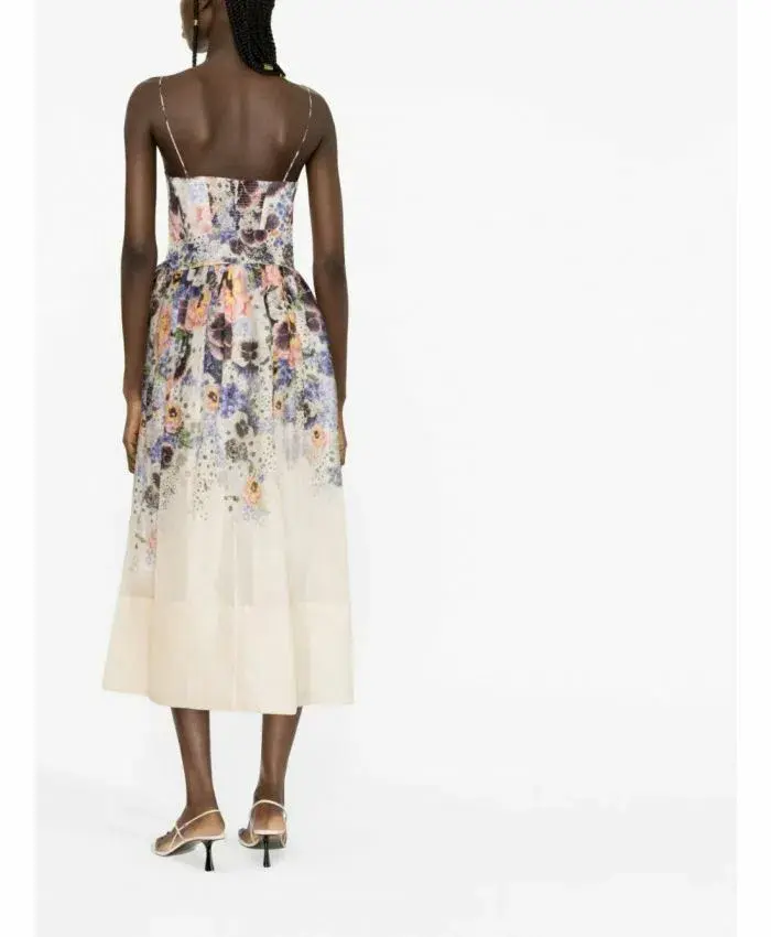 Zimmermann Tama Corset Midi Dress - Image 4