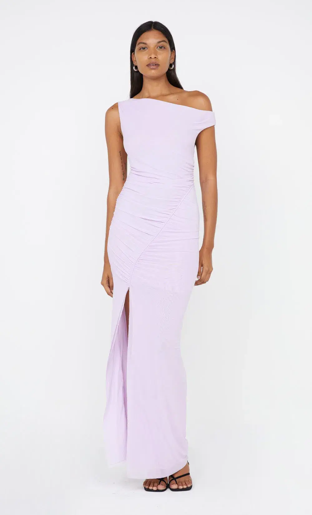 Bec & Bridge Sania Asym Dress Lilac Size 10 for rent on The Volte - main image