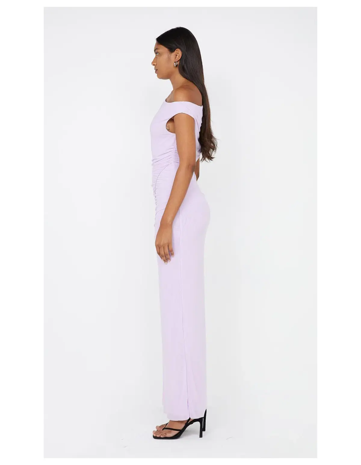 Bec & Bridge Sania Asym Dress Lilac Size 10 - Image 4
