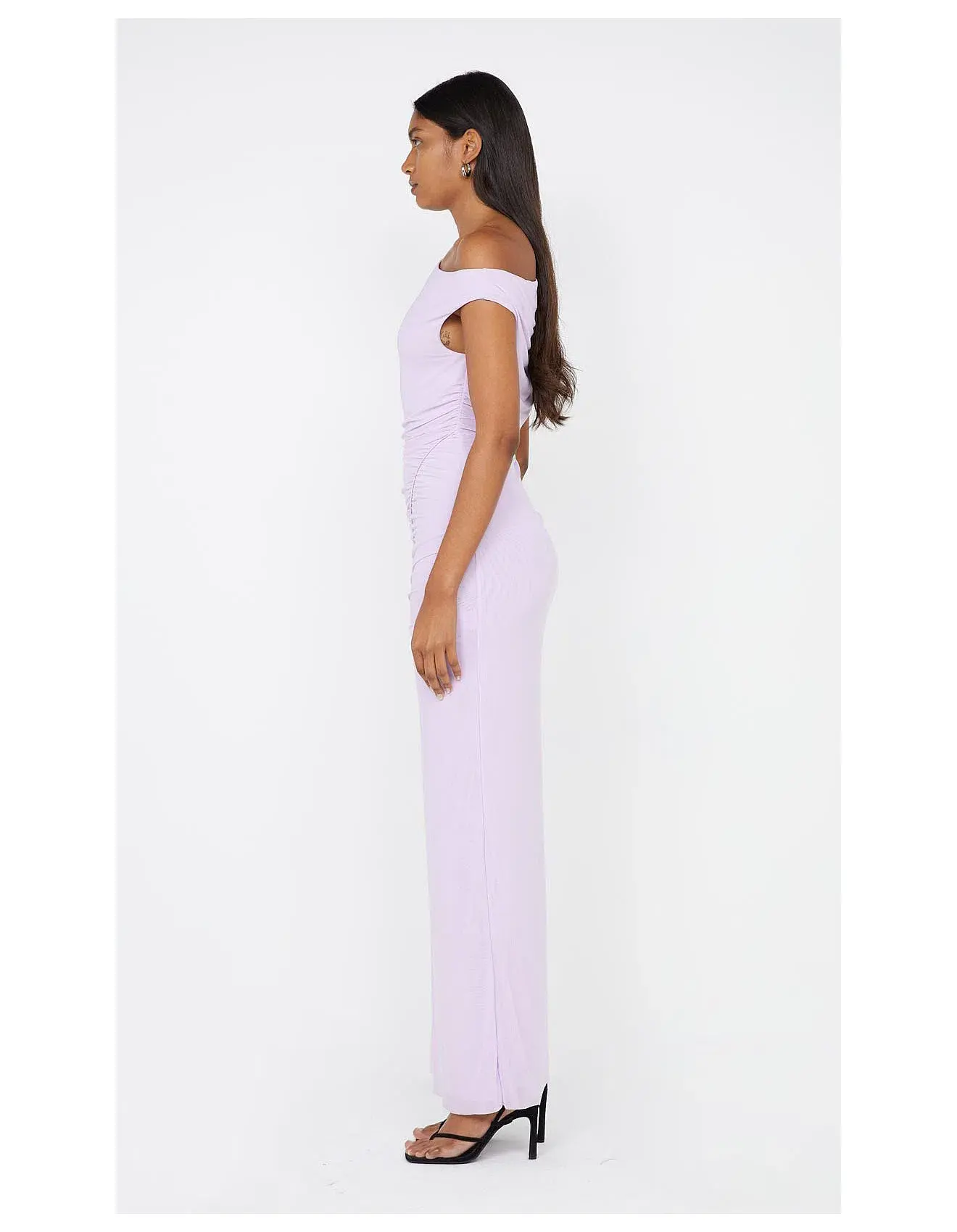 Bec & Bridge Sania Asym Dress Lilac Size 10 - Image 4