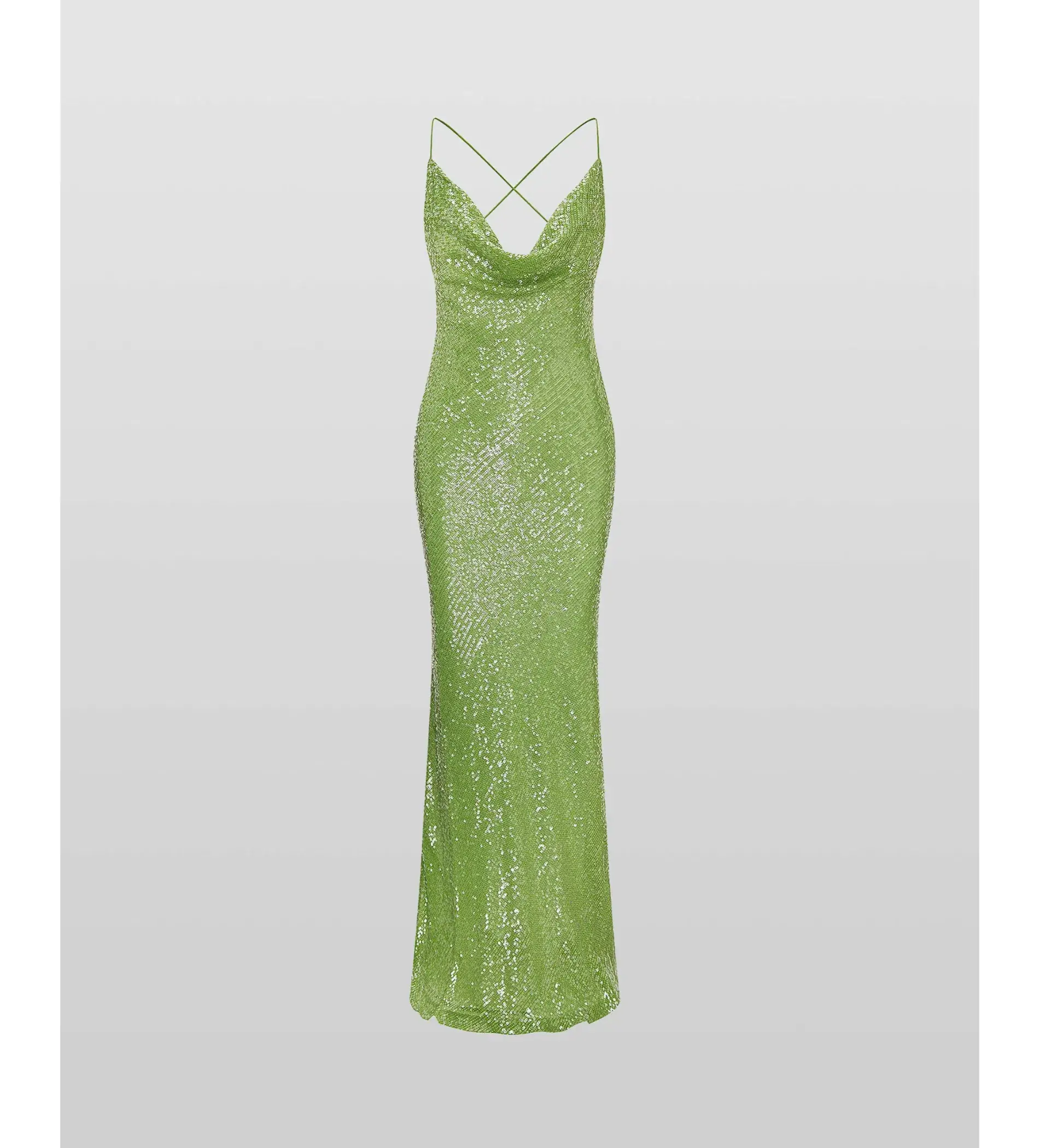 Rat & Boa Gaia Dress Green Sequin Size Small - Image 6