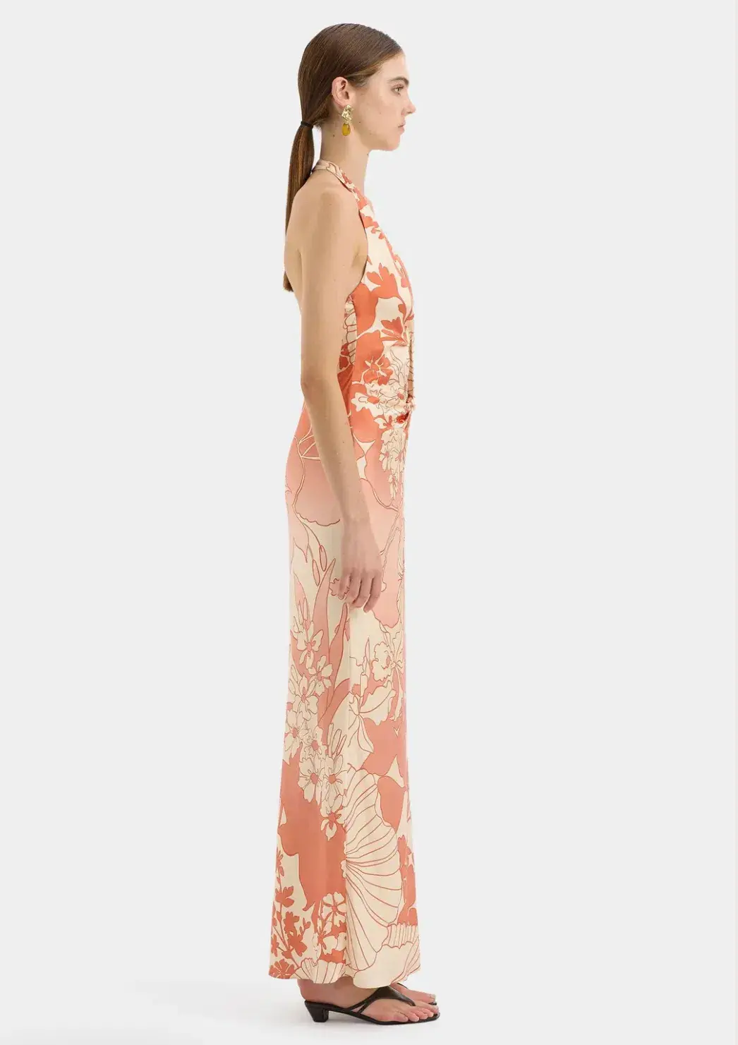 SIR Como Twist Maxi Dress Paradiso Print Size 10 - Image 2