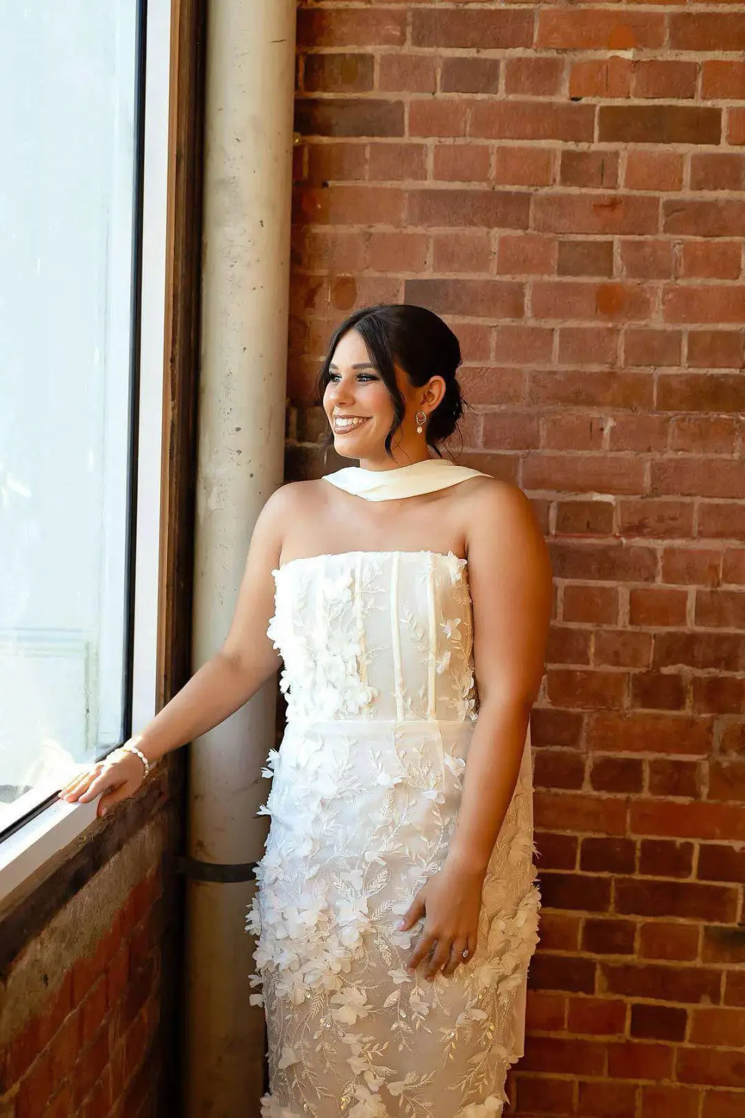 Eliya the Label Paulina Midi Dress White Size AU 14 for rent on The Volte - main image