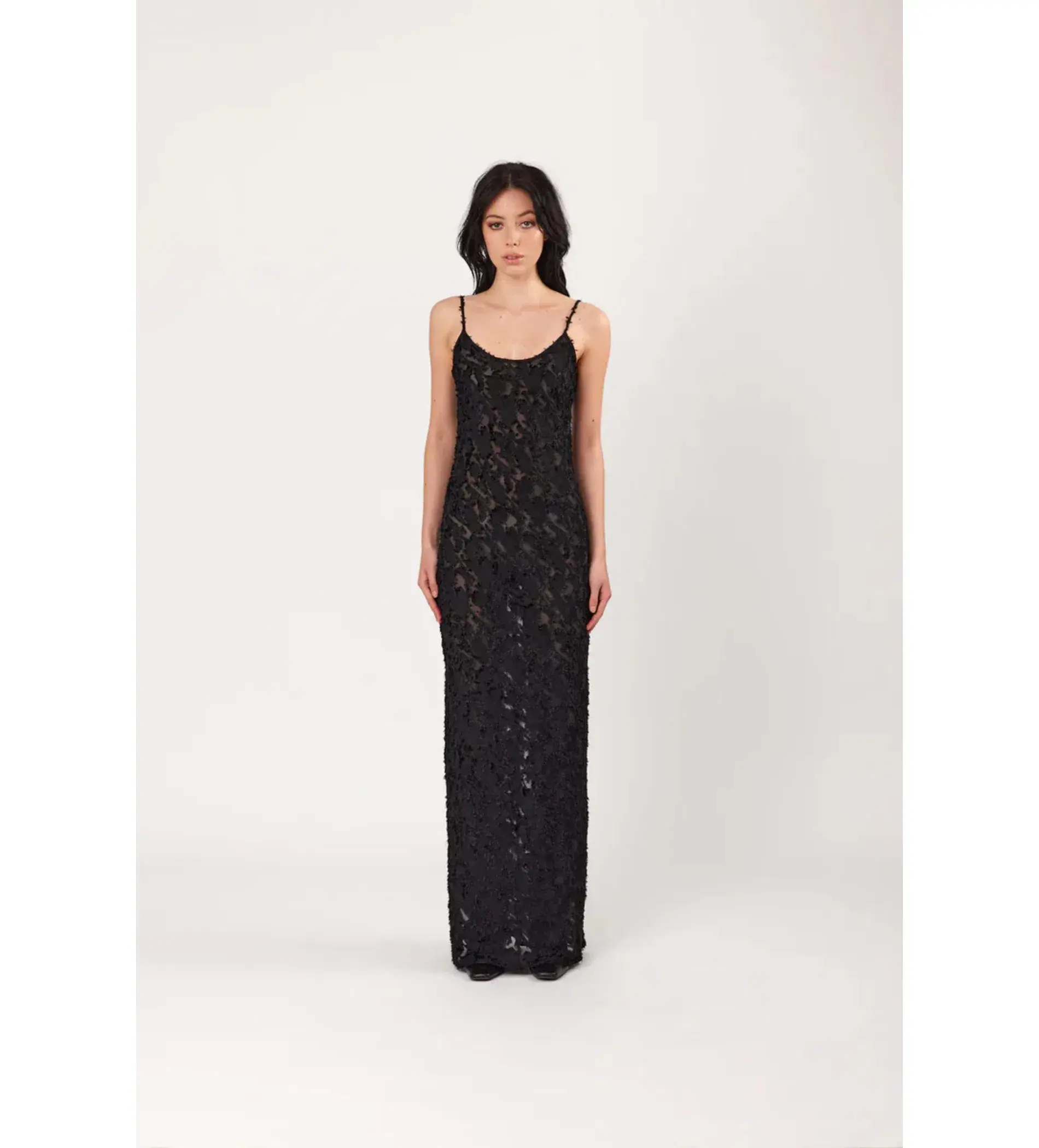 Remain Willow Slip Dress Black AU 8  - Image 1