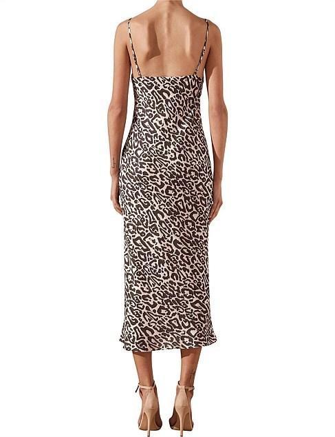 Shona Joy Isabella Cowl Slip Midi Dress Size 6 - Image 1