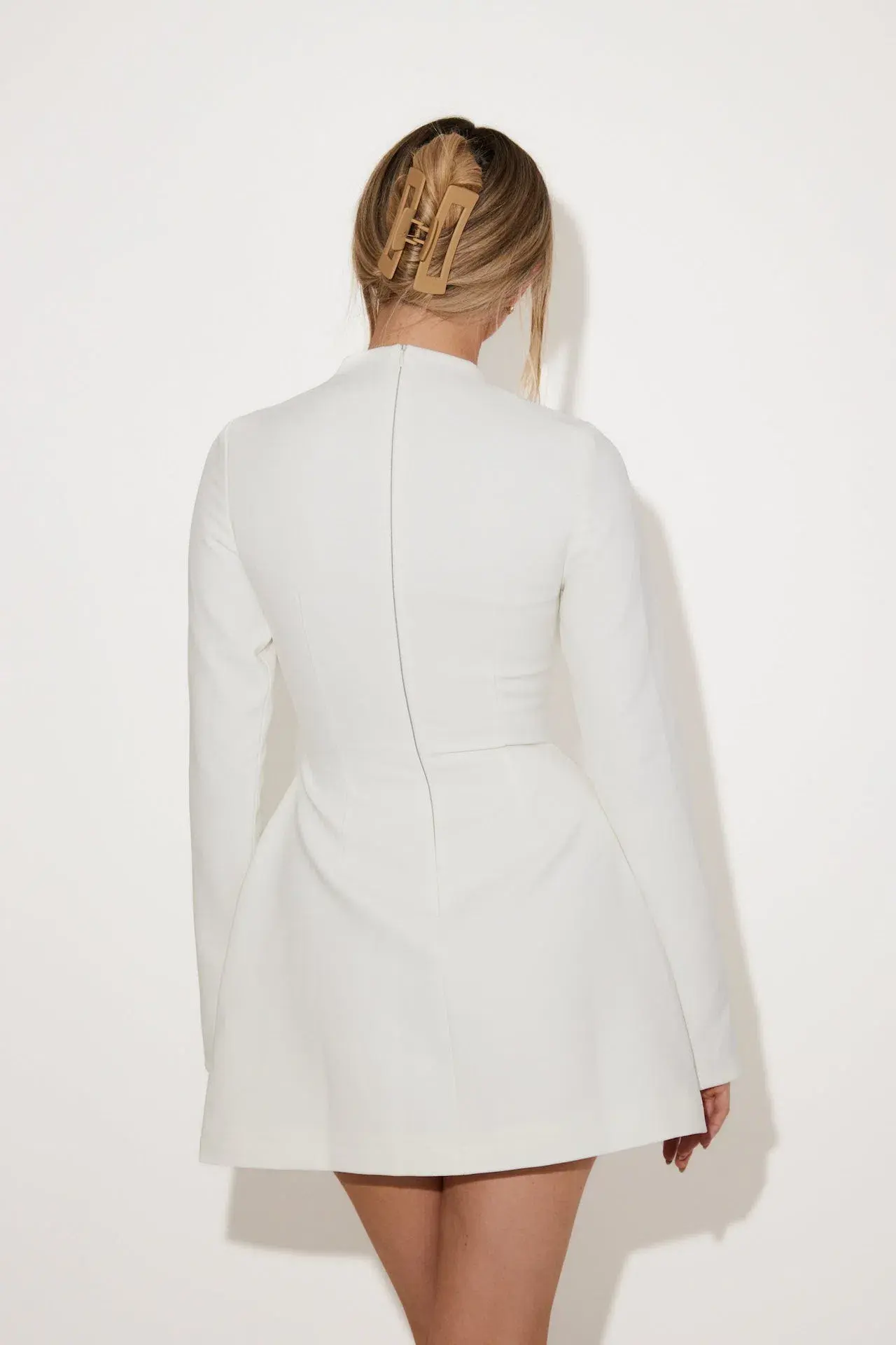 Odd Muse The Ultimate Muse Split Sleeve Mini Dress White Size L / AU 12 - Image 3