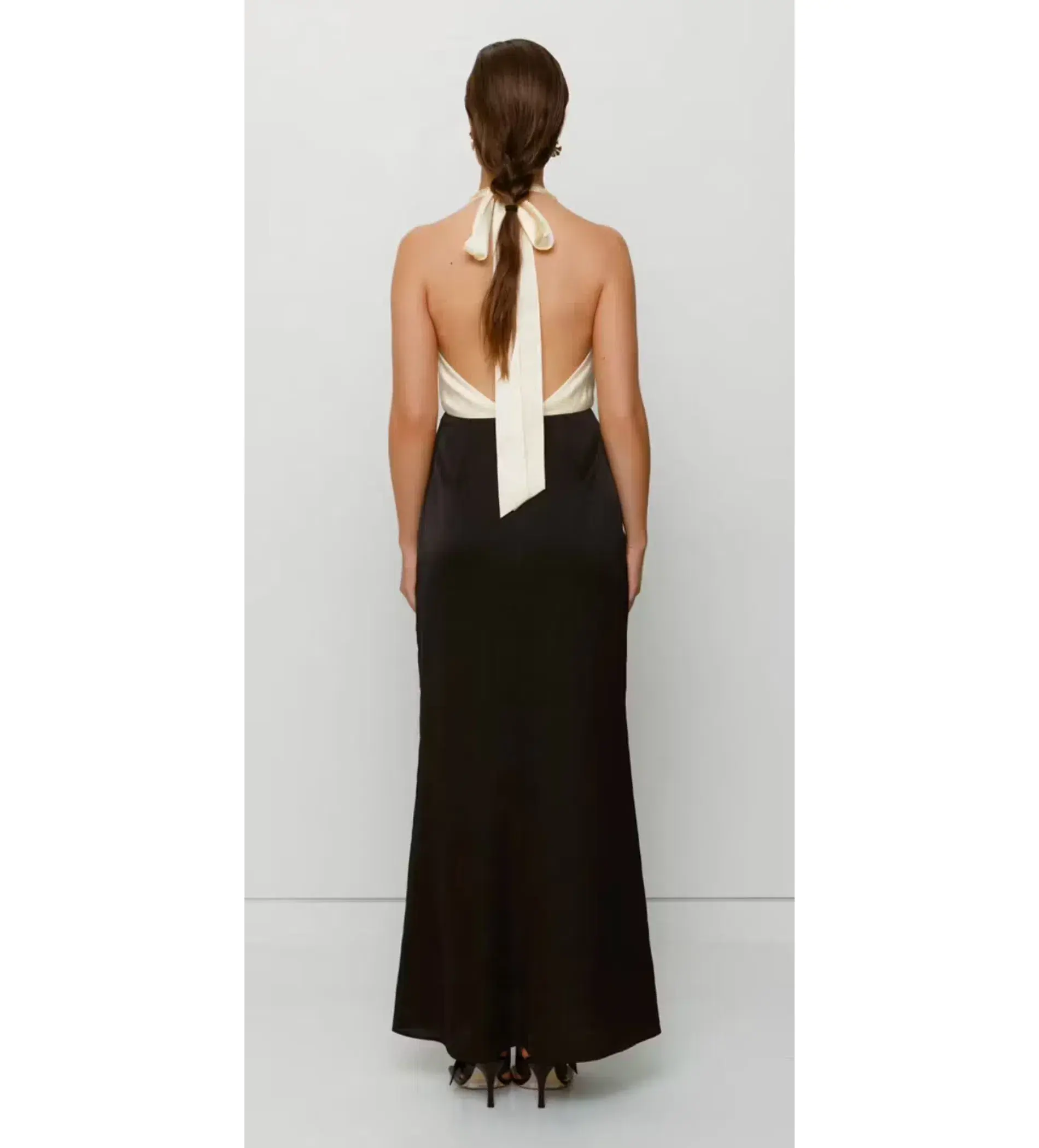 The Wolf Gang Oahu Slip Dress Noir size AU 12 - Image 4