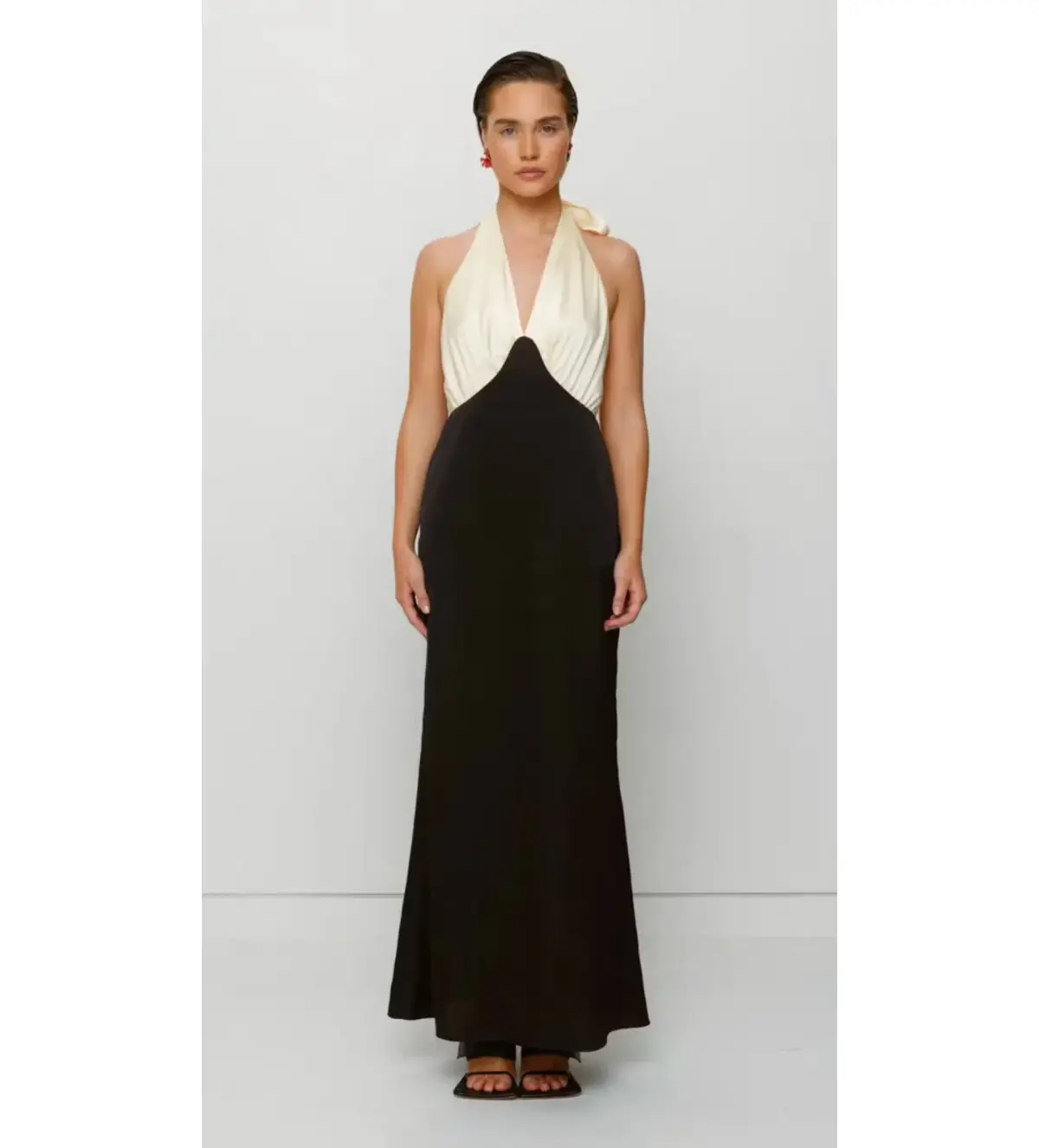 The Wolf Gang Oahu Slip Dress Noir size AU 12 - Image 1