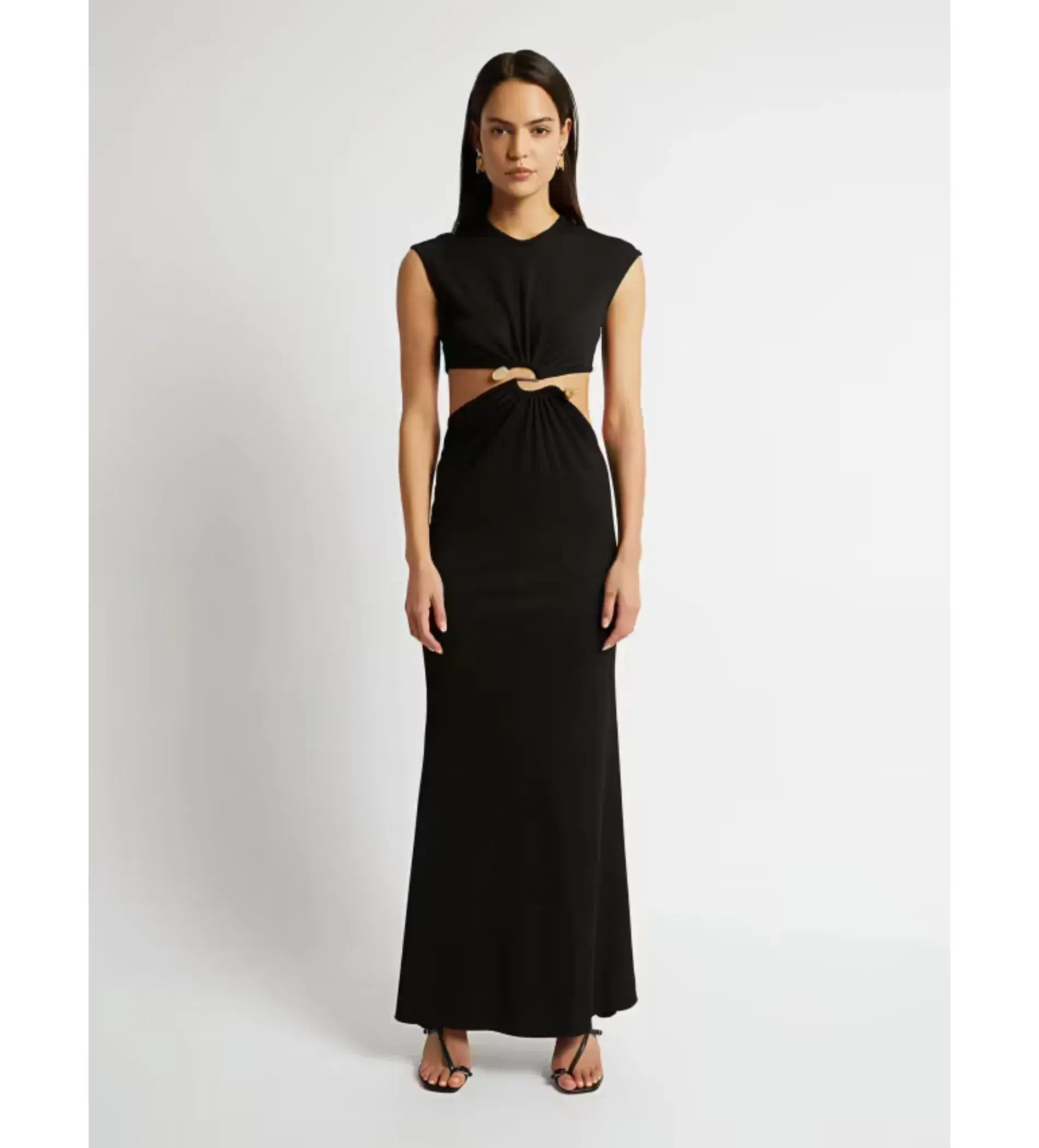 Christopher Esber Disorted Quartz Split Tank Maxi Dress Size 8/S - Image 1