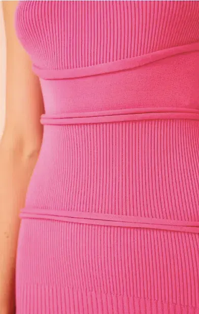 Alcer Greenwood Midi Dress in Pink Size AU 8 - Image 3