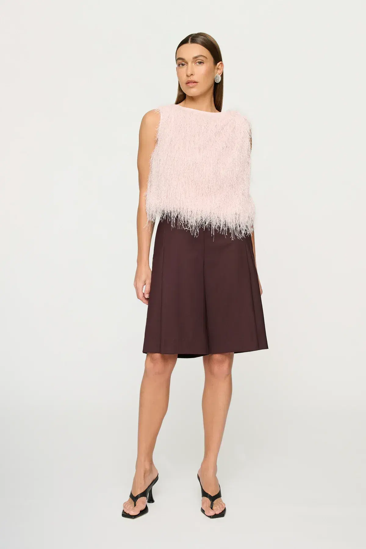 Clea Khalo Fringe Top Pink Size AU 8 - Image 1