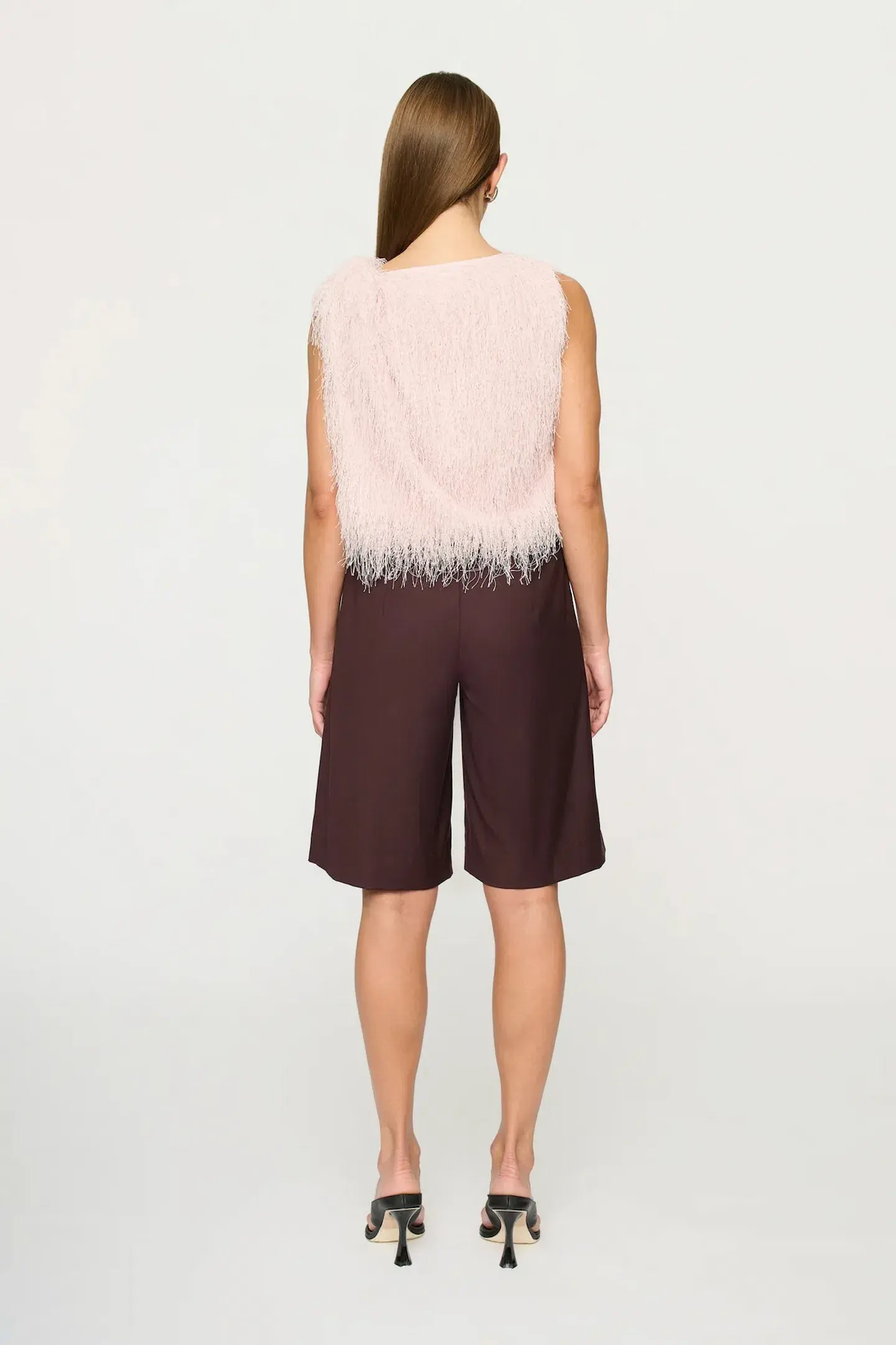 Clea Khalo Fringe Top Pink Size AU 8 - Image 2