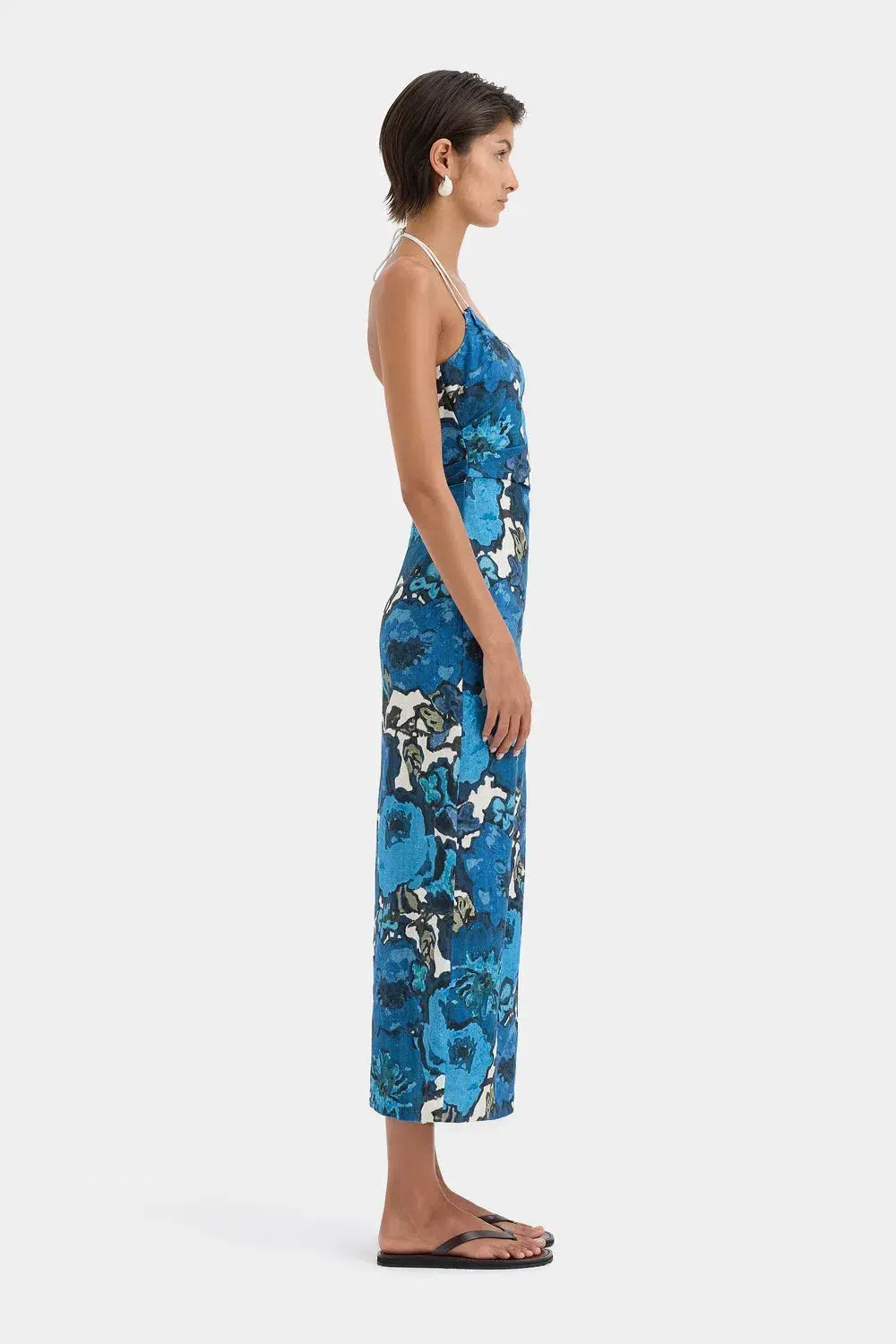 Sir The Label Camelia Midi Dress Flora Size 12 - Image 3