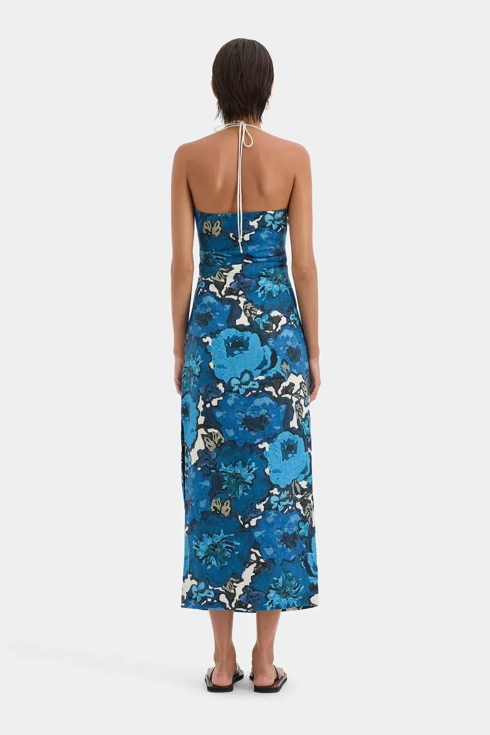 Sir The Label Camelia Midi Dress Flora Size 12 - Image 4
