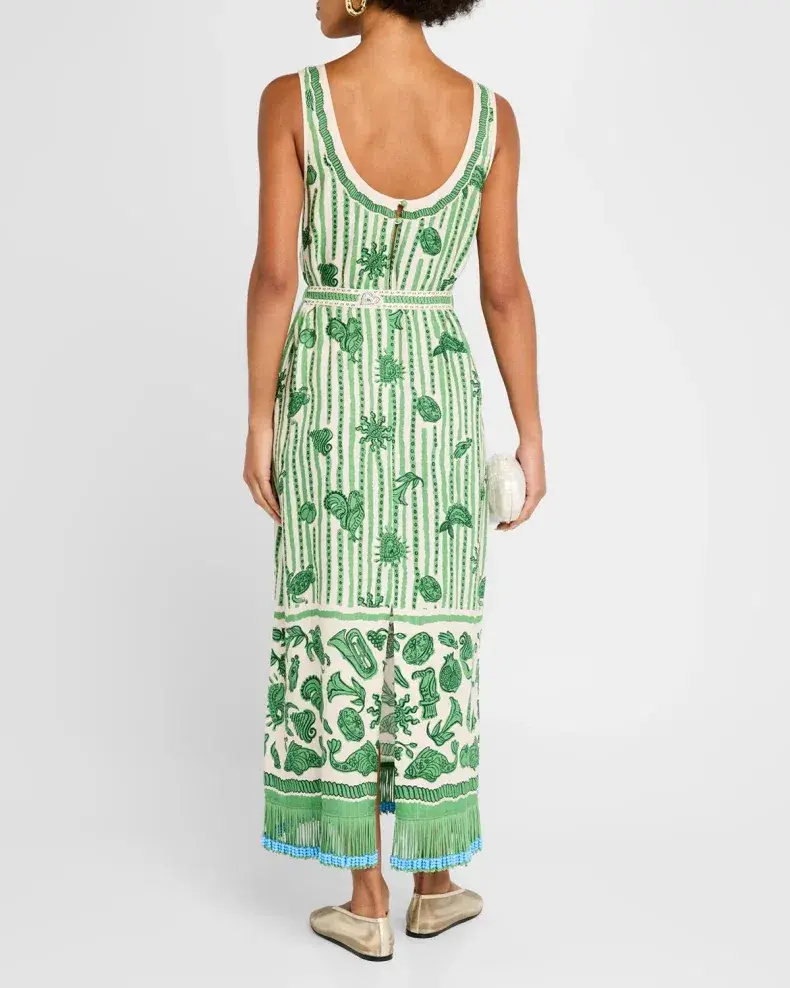 Alemais Lulu Sleeveless Midi Dress AU Size 6 - Image 2