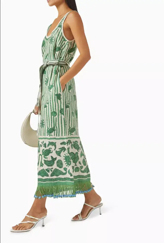 Alemais Lulu Sleeveless Midi Dress AU Size 6 - Image 2