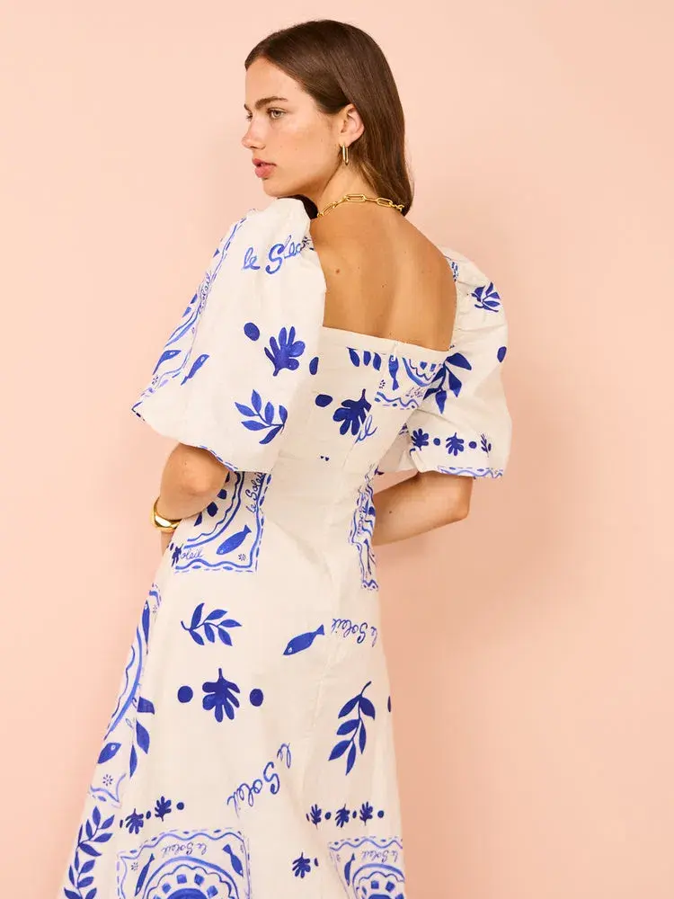 By Nicola Camille S/S Maxi Dress In Le Soleil Size 8  - Image 5