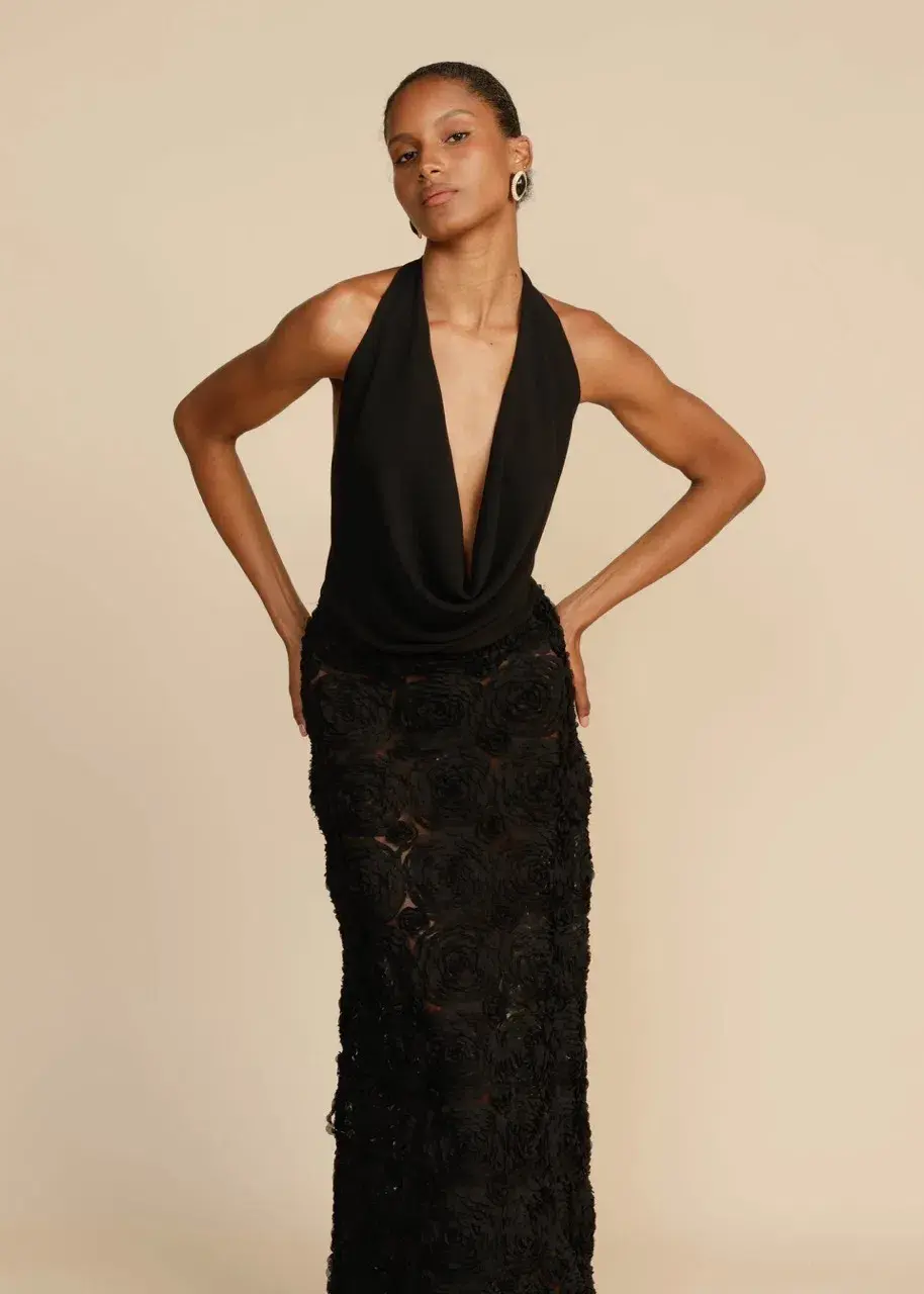 Arcina Ori Adriana Dress Black AU 10 for rent on The Volte - main image