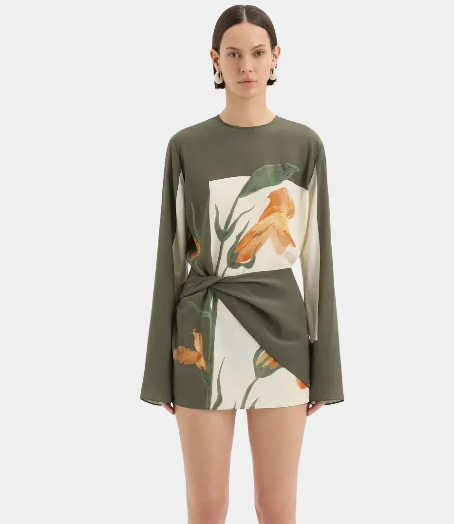 Sir The Label Constance Mini Dress Print Size 12 - Image 2