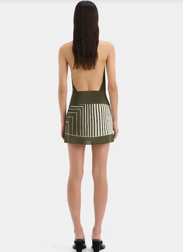 SIR The Label Leilana Mini Dress Garden Stripe Size AU 8 for rent on The Volte - main image