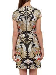Ted Baker Patterned Dress Size 10 - Image 3