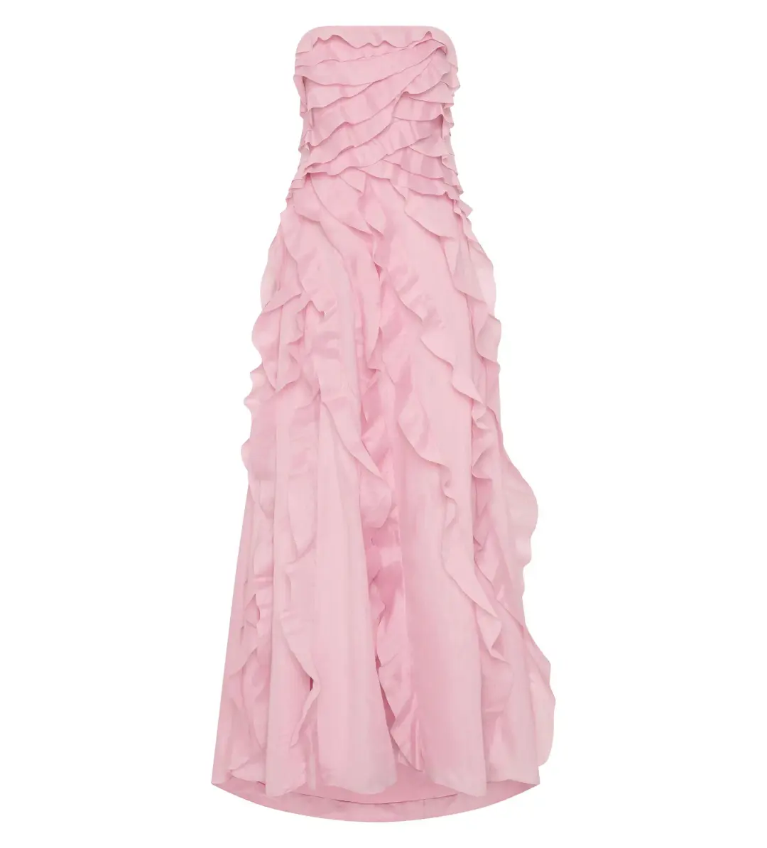 Aje Allaire Gown in Chalk Pink Size AU 6 for rent on The Volte - main image