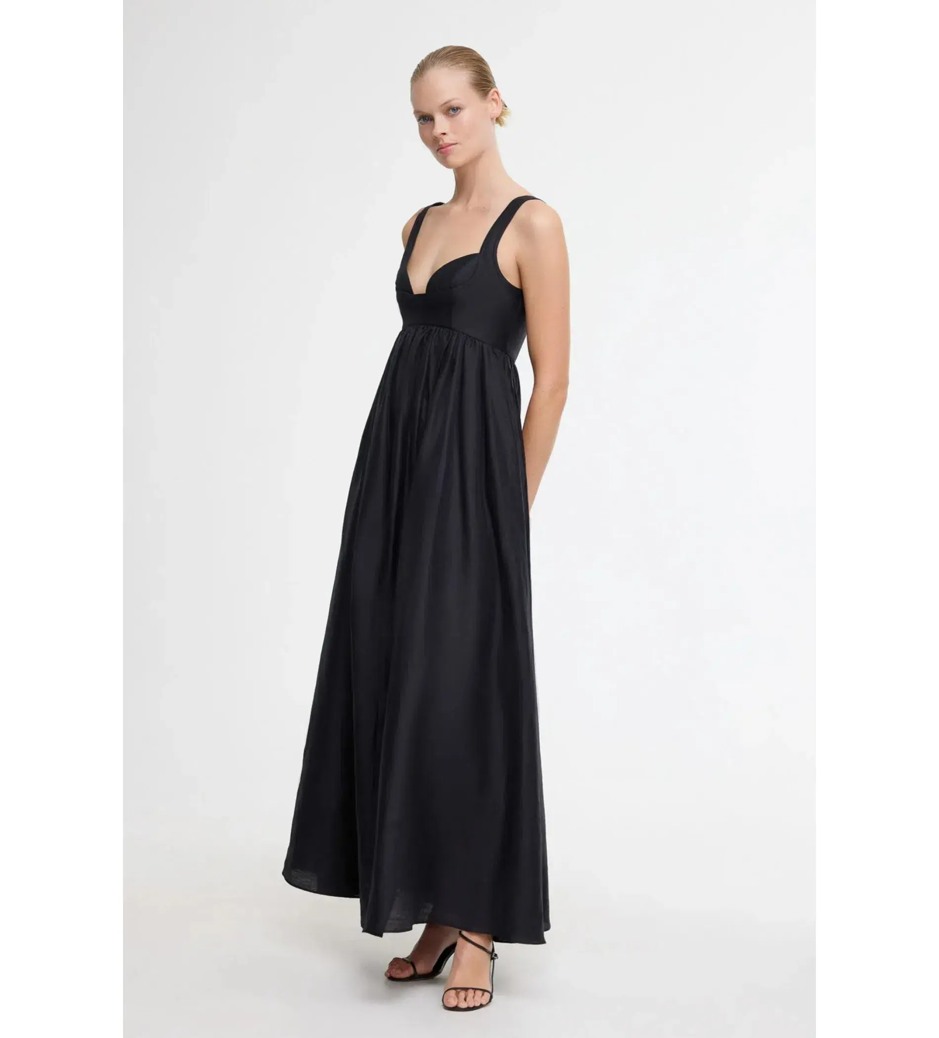 Acler Sandgate Black Dress AU 12  - Image 2