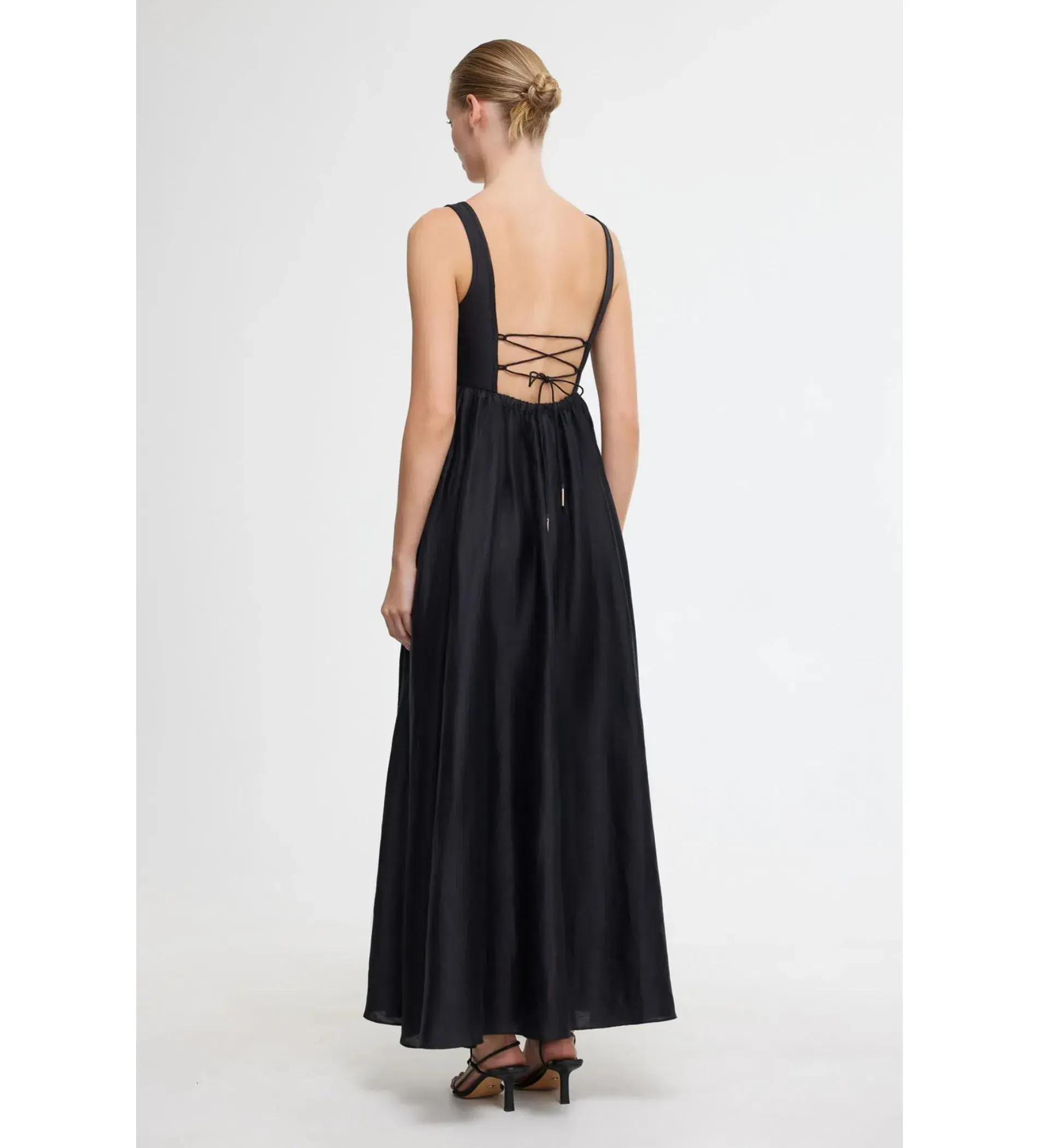 Acler Sandgate Black Dress AU 12  - Image 3