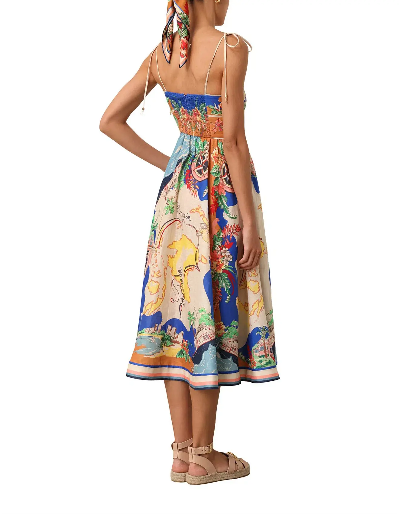 Zimmermann Alight Picnic Dress Size 0 Au 8 - Image 3