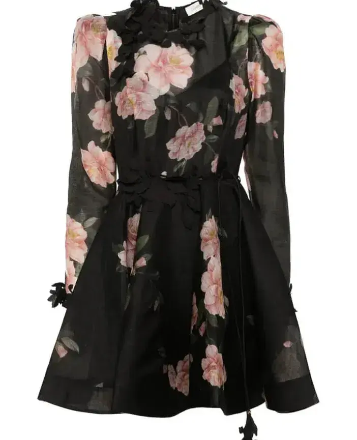 Zimmermann The Natura Lift off Mini Dress Size 0 / AU 8 for rent on The Volte - main image